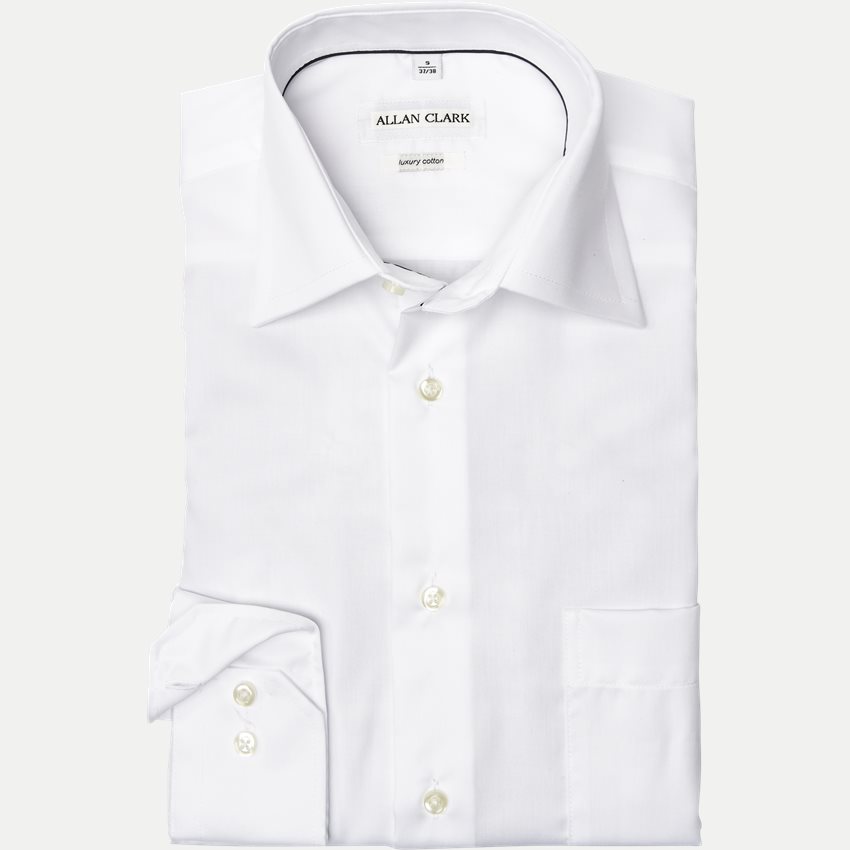 Allan Clark Shirts TWILL WHITE