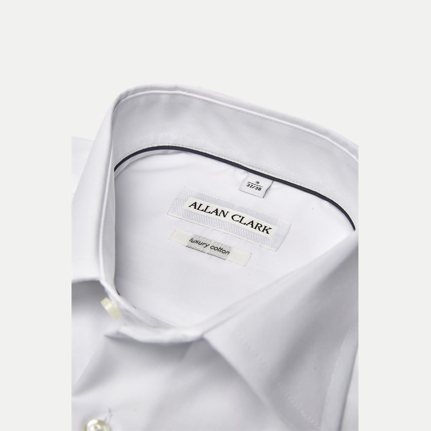 Allan Clark Shirts TWILL WHITE
