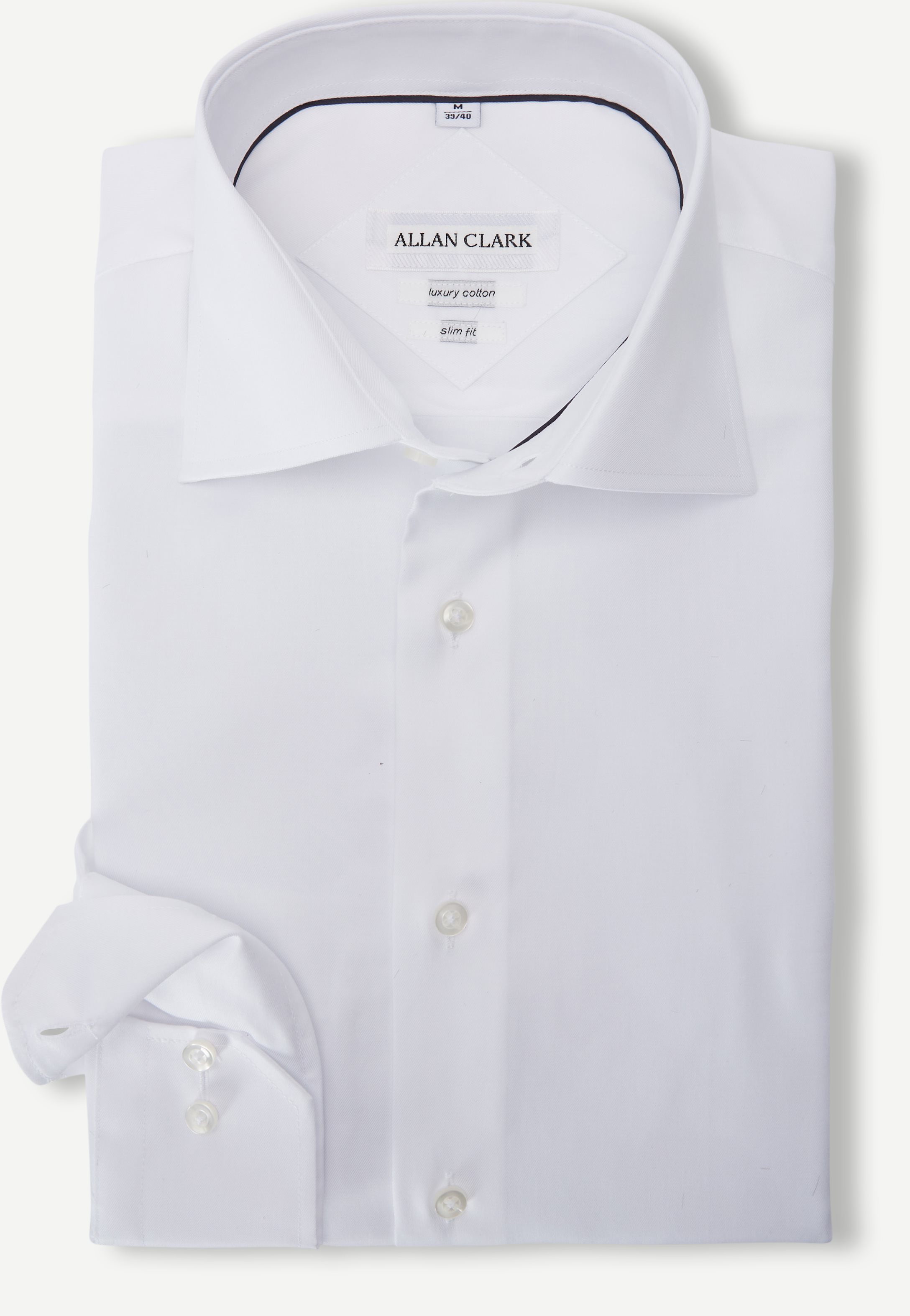 Allan Clark Shirts NANIA White