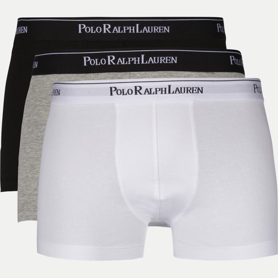 714513424 - 3-pack Classic Cotton Stretch Trunk - Undertøj - Regular - SORT/HVID/KOKS - 1