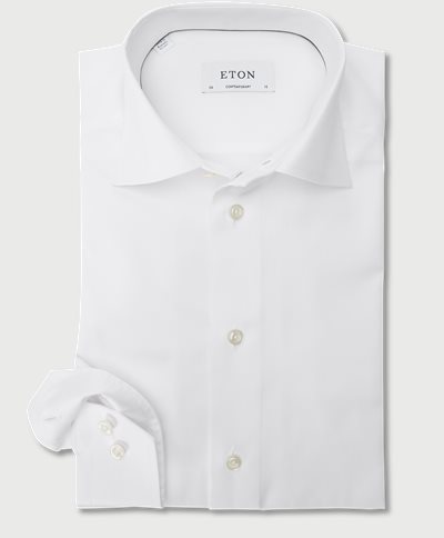 3000 Signature Twill Dress Skjorte Contemporary fit | 3000 Signature Twill Dress Skjorte | Hvid