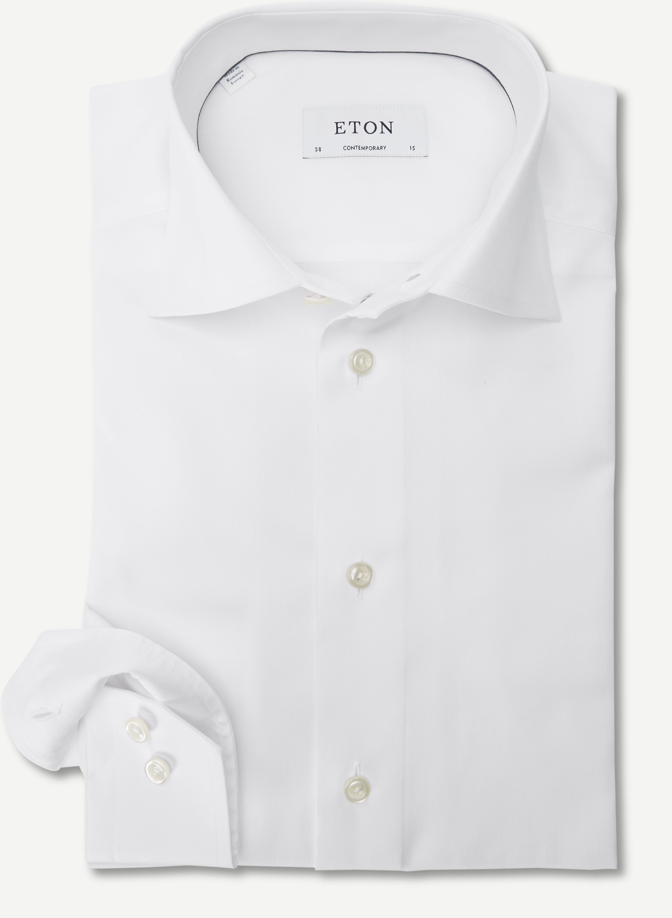 3000 Signature Twill Dress Shirt - Skjortor - Contemporary fit - Vit