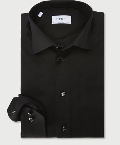 3000 Signature Twill Dress Shirt Contemporary fit | 3000 Signature Twill Dress Shirt | Black