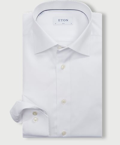 3000 Signature Twill Dress Skjorte Slim fit | 3000 Signature Twill Dress Skjorte | Hvid