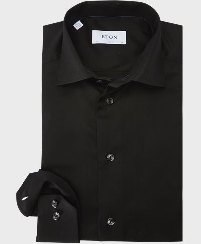 Eton Shirts 3000 79511 SLIM Black