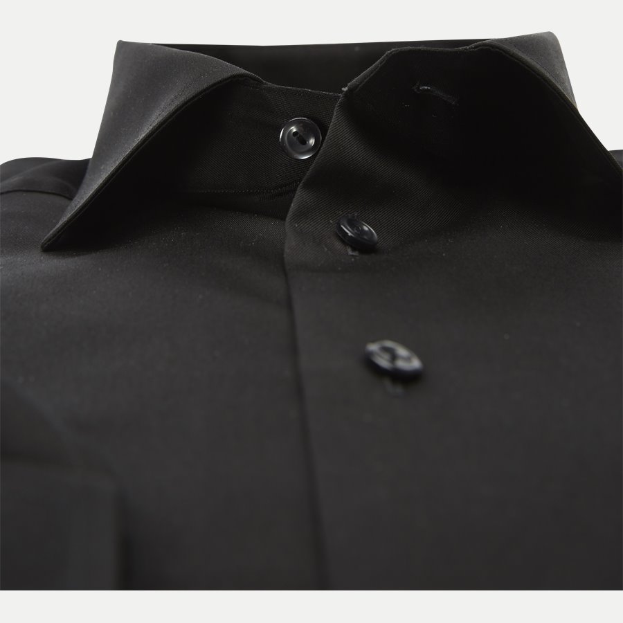 3000 79511 SLIM - 3000 Signature Twill Dress Skjorte - Skjorter - Slim - SORT - 3