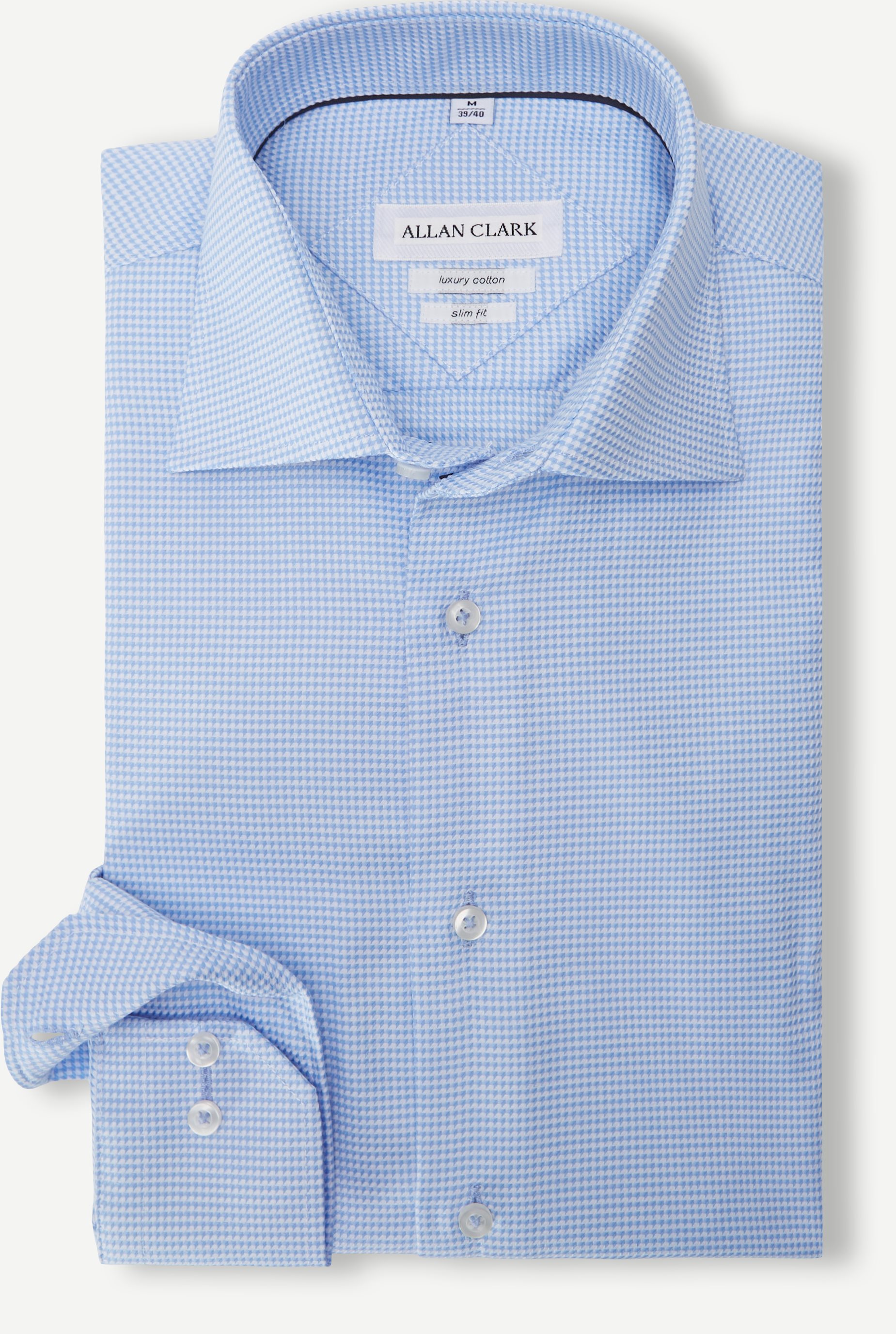 Allan Clark Shirts ELIAS Blue