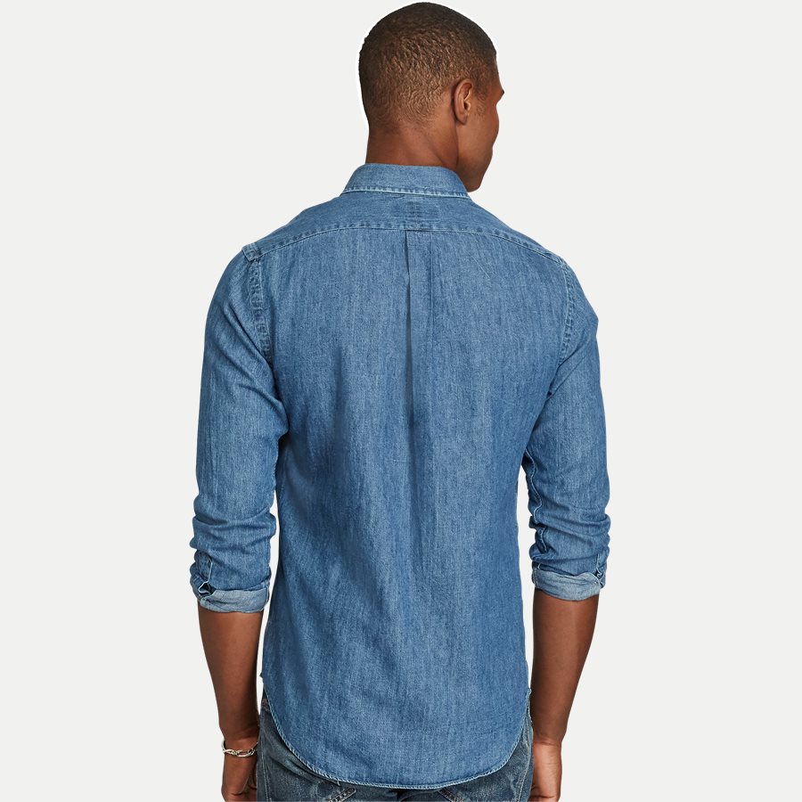 A04WSL3BCD018 FW14 - Button-down Denim skjorte - Skjorter - Slim - DENIM - 2