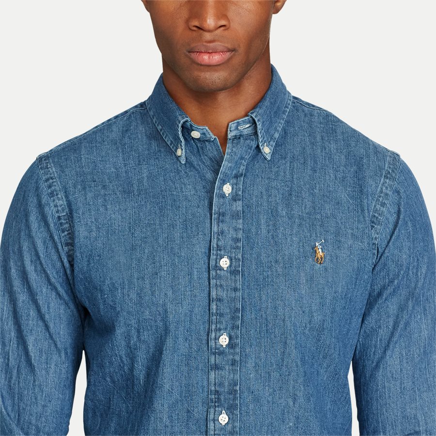 A04WSL3BCD018 FW14 - Button-down Denim skjorte - Skjorter - Slim - DENIM - 3