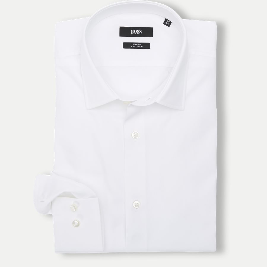 50327693 JENNO - Jenno Skjorte - Skjorter - Slim - HVID - 1