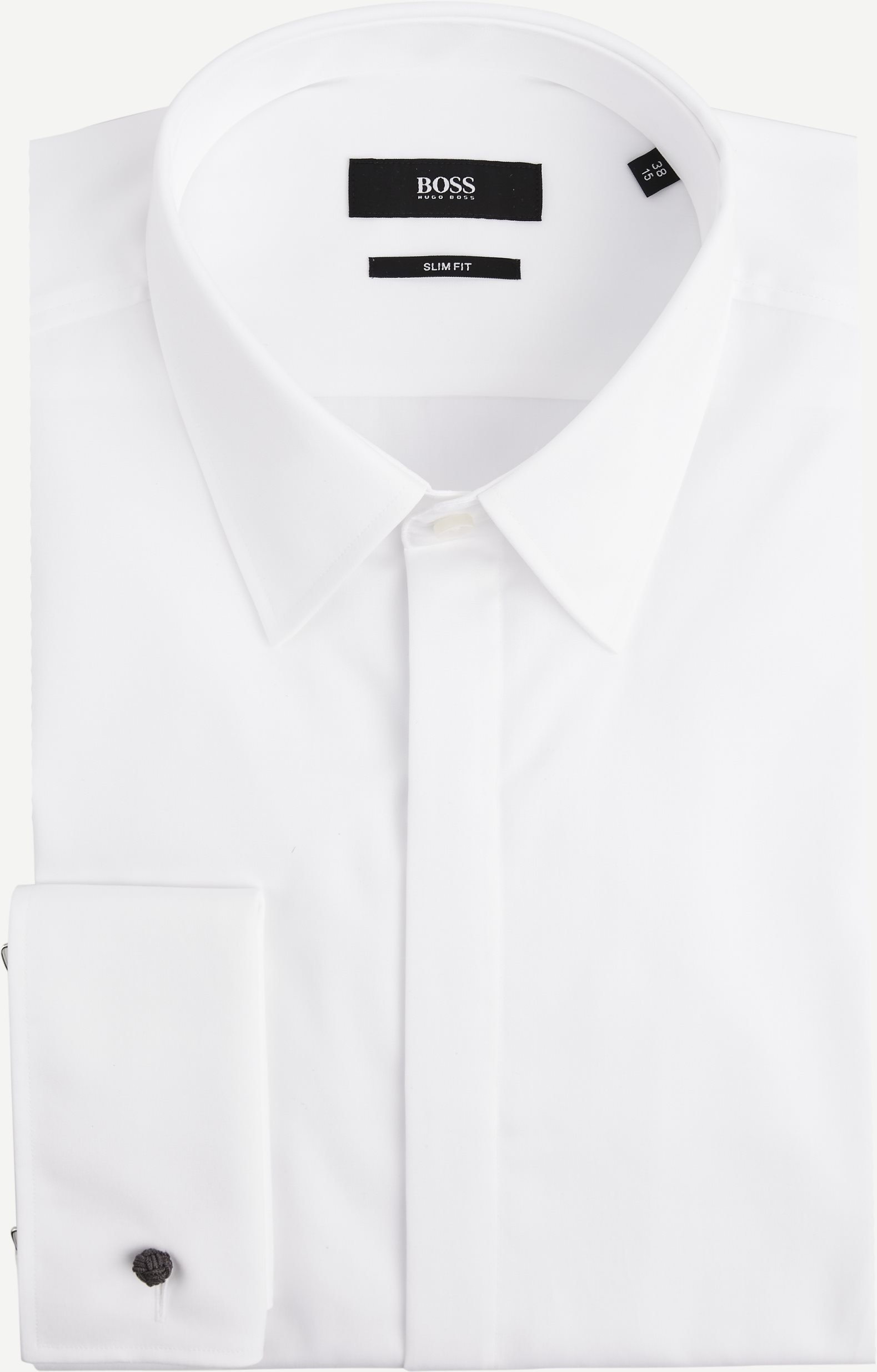 Ilias Smoking Shirt - Shirts - Slim fit - White