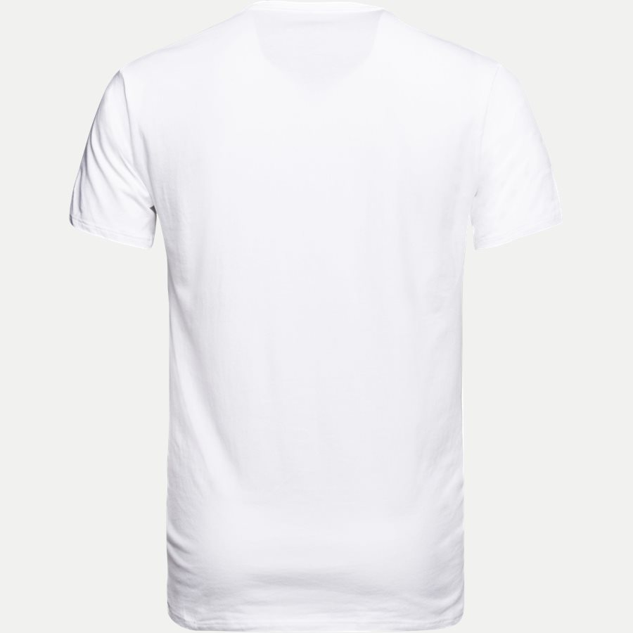 NB1089A 2PACK V NECK - 2-pak V-hals t-shirt - Undertøj - Slim - WHITE - 3