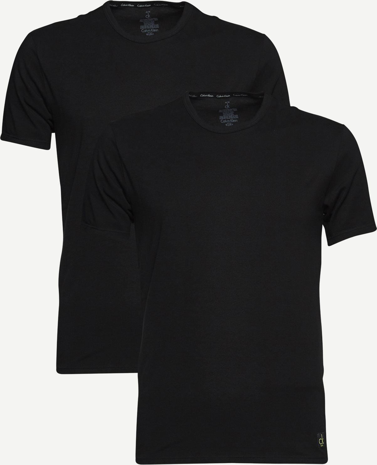 2er-Pack T-Shirt mit Rundhalsausschnitt - Unterwäsche - Regular fit - Schwarz