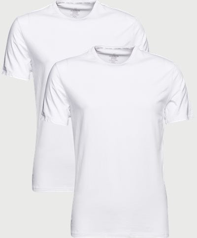 2-pak Rundhalset T-shirt Regular fit | 2-pak Rundhalset T-shirt | Hvid