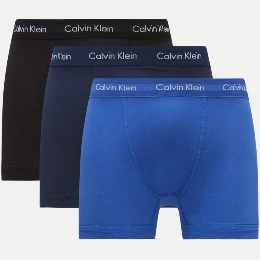 Calvin Klein Underwear U2662G 3 PACK TRUNK BLÅ/NAVY/SORT