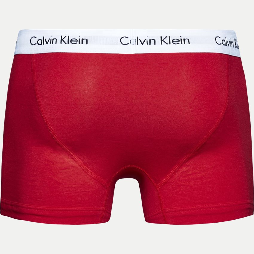 Calvin Klein Underkläder U2662G 3 PACK TRUNK HVID/RØD/BLÅ