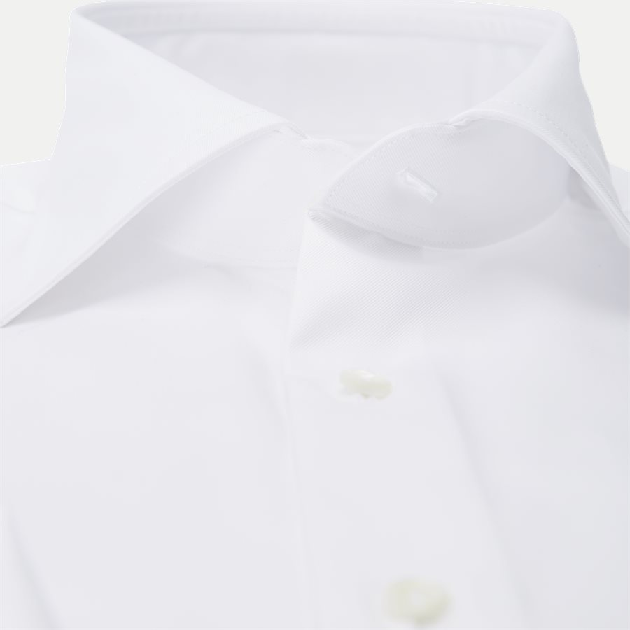1467-000/100 SLIM - Twofold Super Cotton Skjorte - Skjorter - Slim - HVID - 3