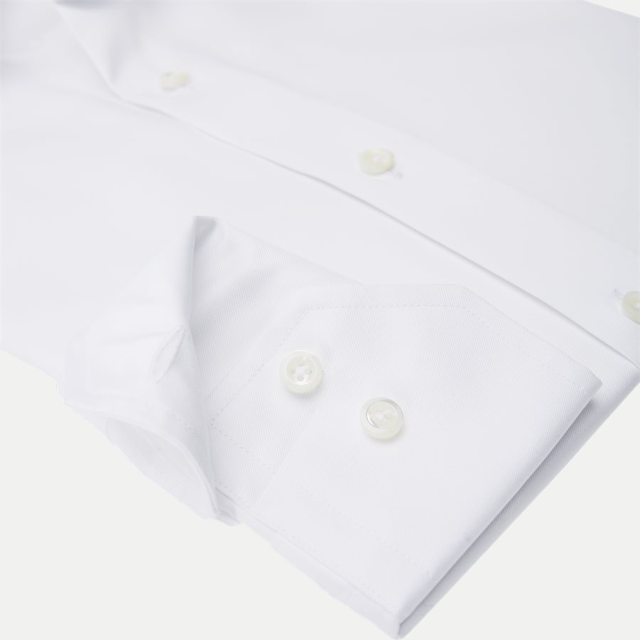 1467-000/100 SLIM - Twofold Super Cotton Skjorte - Skjorter - Slim - HVID - 4