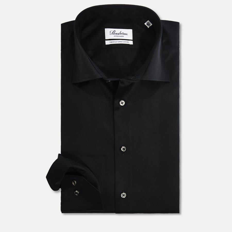 1465-600 FITTED - Skjorte - Skjorter - Regular - SORT - 1