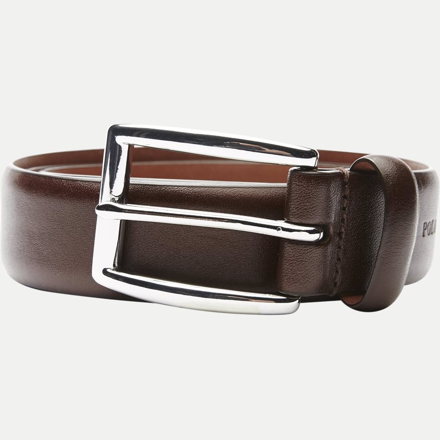 405069550 - Cowhide 3 cm. Leather Belt - Bælter - BRUN - 1