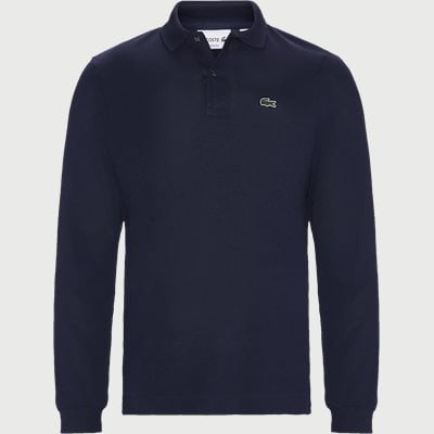 Long-sleeved Polo Slim fit | Long-sleeved Polo | Blue