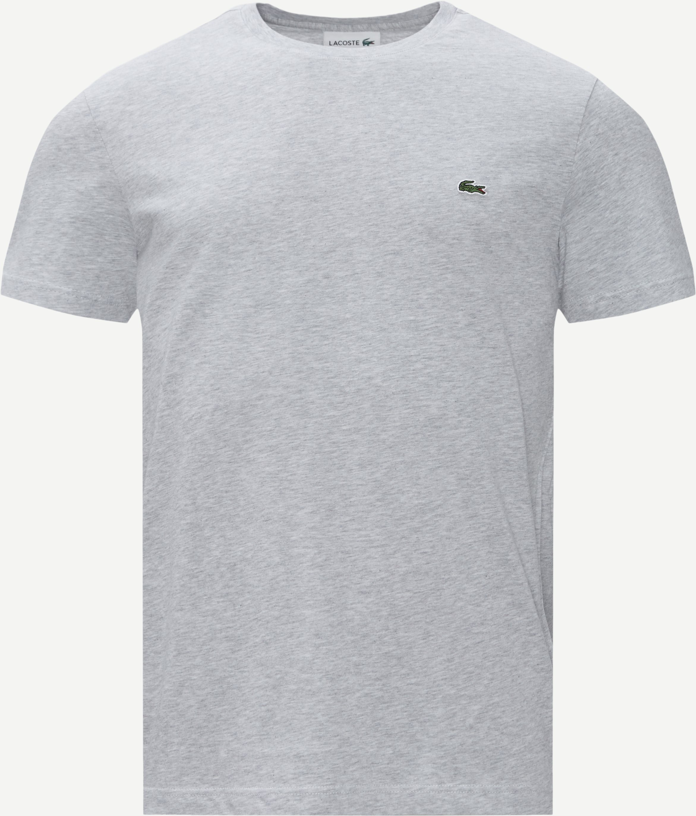 Pima Cotton Jersey Tee - T-shirts - Regular fit - Grå
