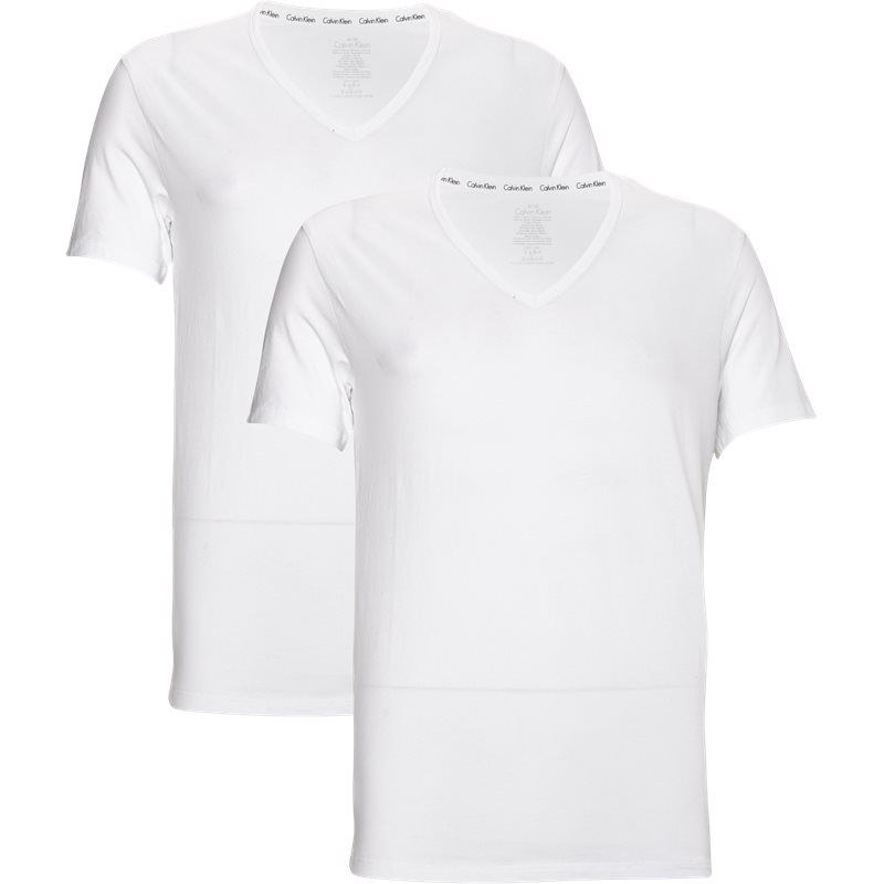 Calvin Klein NB1089A V-NECK t-shirt White Billede af Calvin Klein NB1089A V-NECK t-shirt White