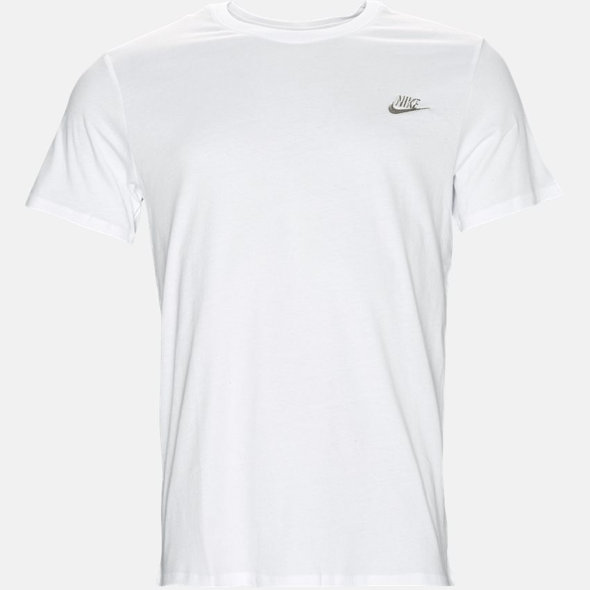 Nike T-shirts CLUB EMBRD 827021 HVID
