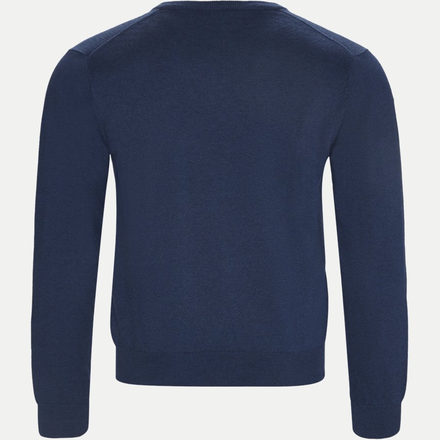83102 V-NECK - Cotton Wool Blend V-Neck Jumper - Strik - Regular - MARINE - 2