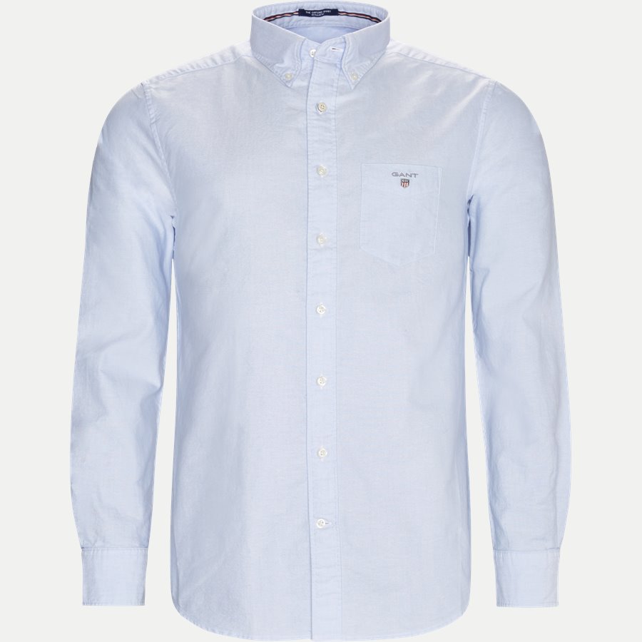371000 OXFORD - Button-down Oxford Skjorte - Skjorter - Regular - LYSBLÅ - 1