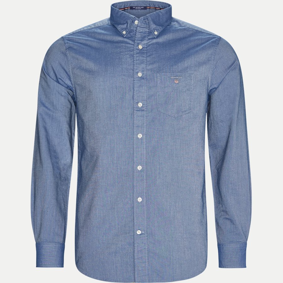 371000 OXFORD - Button-down Oxford Skjorte - Skjorter - Regular - NAVY - 1