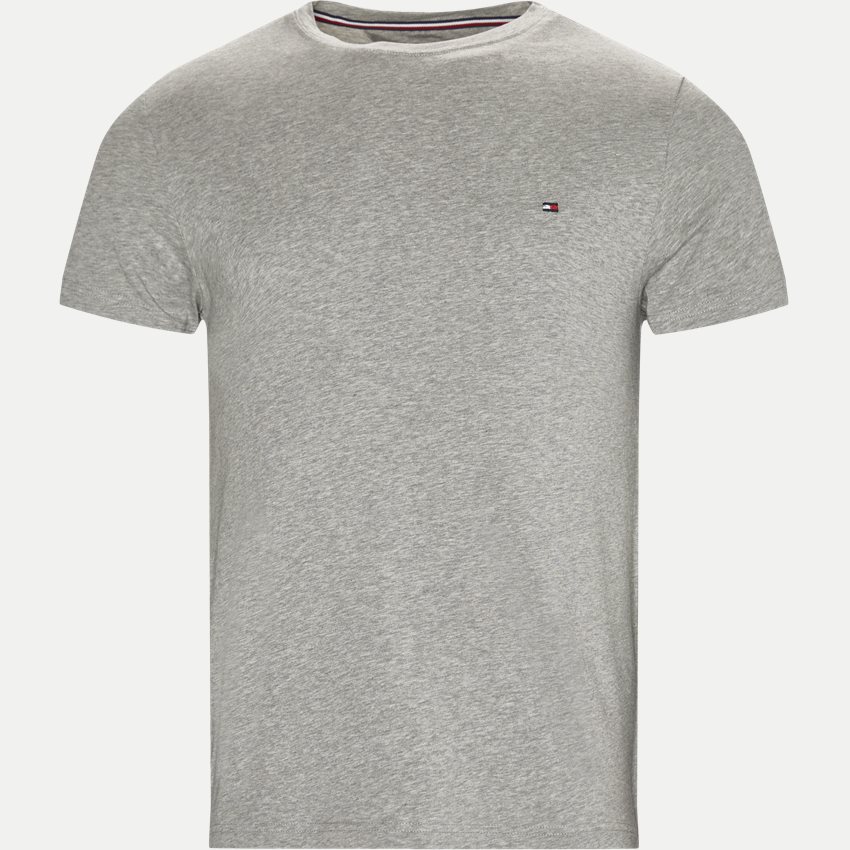 C-NK STRETCH TEE T-shirts NEW EUR from 20 Hilfiger Tommy GRÅ