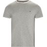 NEW STRETCH C-NK TEE - New Stretch C-neck T-shirt - T-shirts - Slim - Grå
