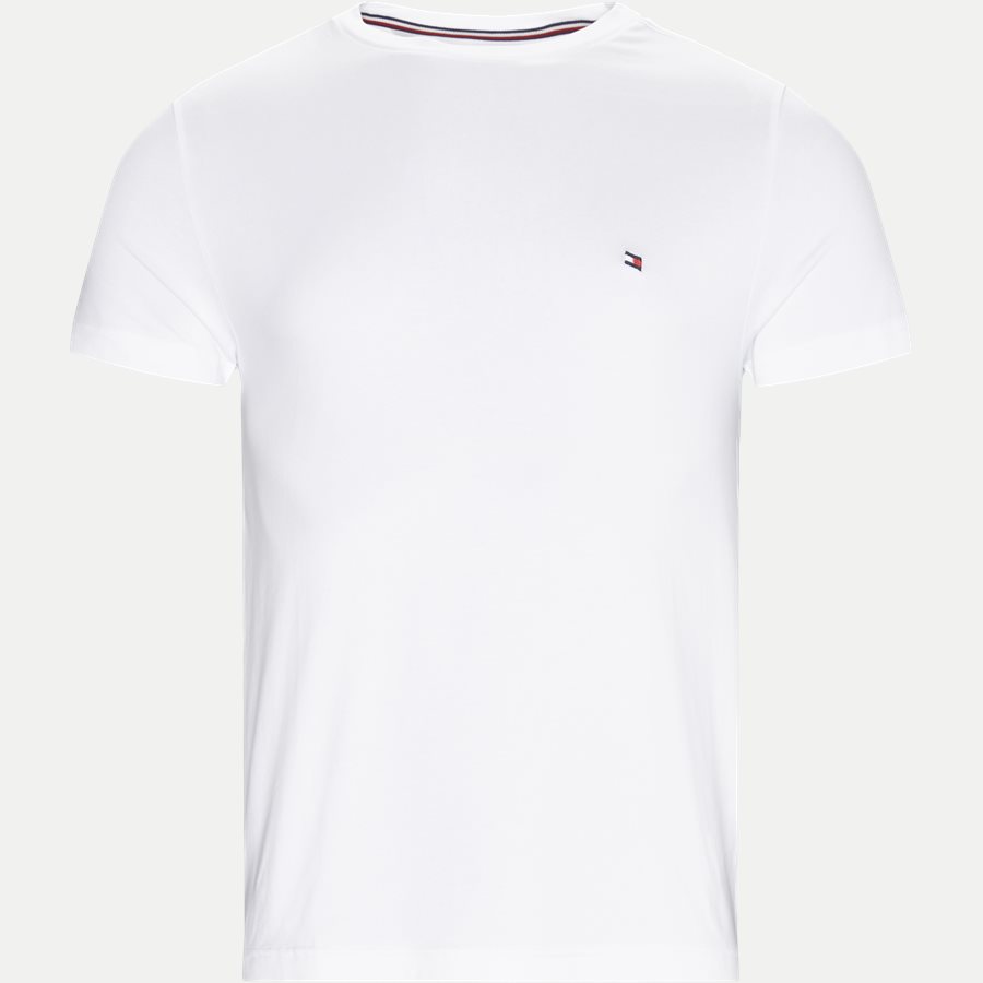 NEW STRETCH C-NK TEE - New Stretch C-neck T-shirt - T-shirts - Slim - HVID - 1