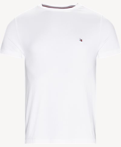 New Stretch C-neck T-shirt Slim fit | New Stretch C-neck T-shirt | Hvid
