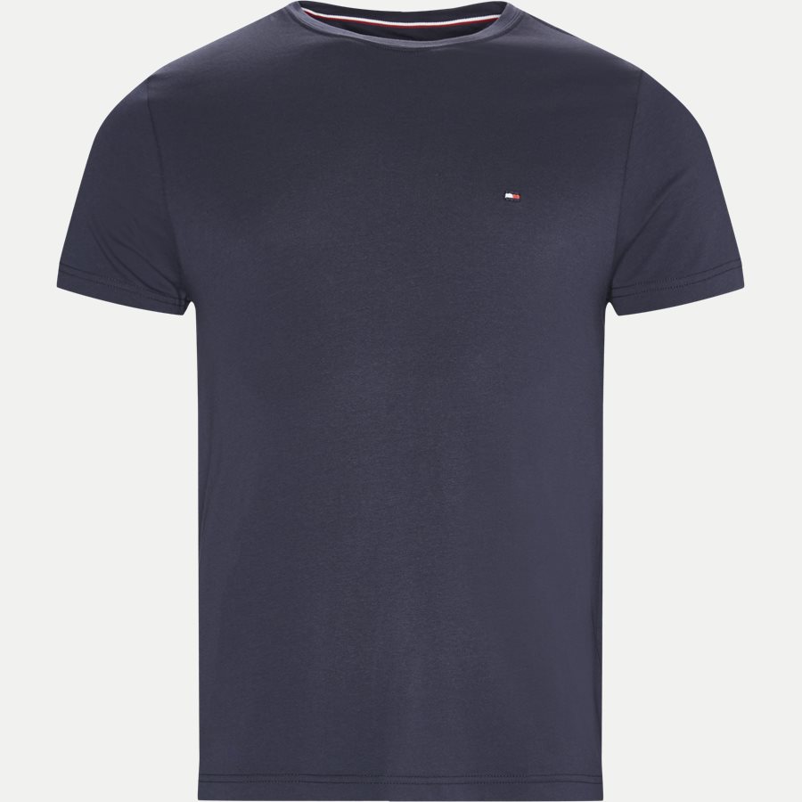 NEW STRETCH C-NK TEE - New Stretch C-neck T-shirt - T-shirts - Slim - NAVY - 1