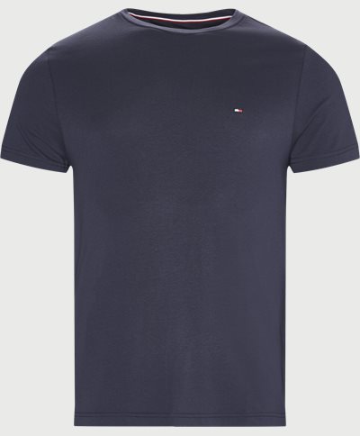 New Stretch C-neck T-shirt Slim fit | New Stretch C-neck T-shirt | Blue