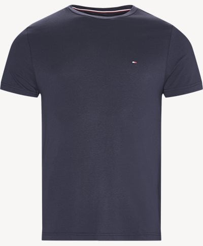 New Stretch C-neck T-shirt Slim fit | New Stretch C-neck T-shirt | Blue
