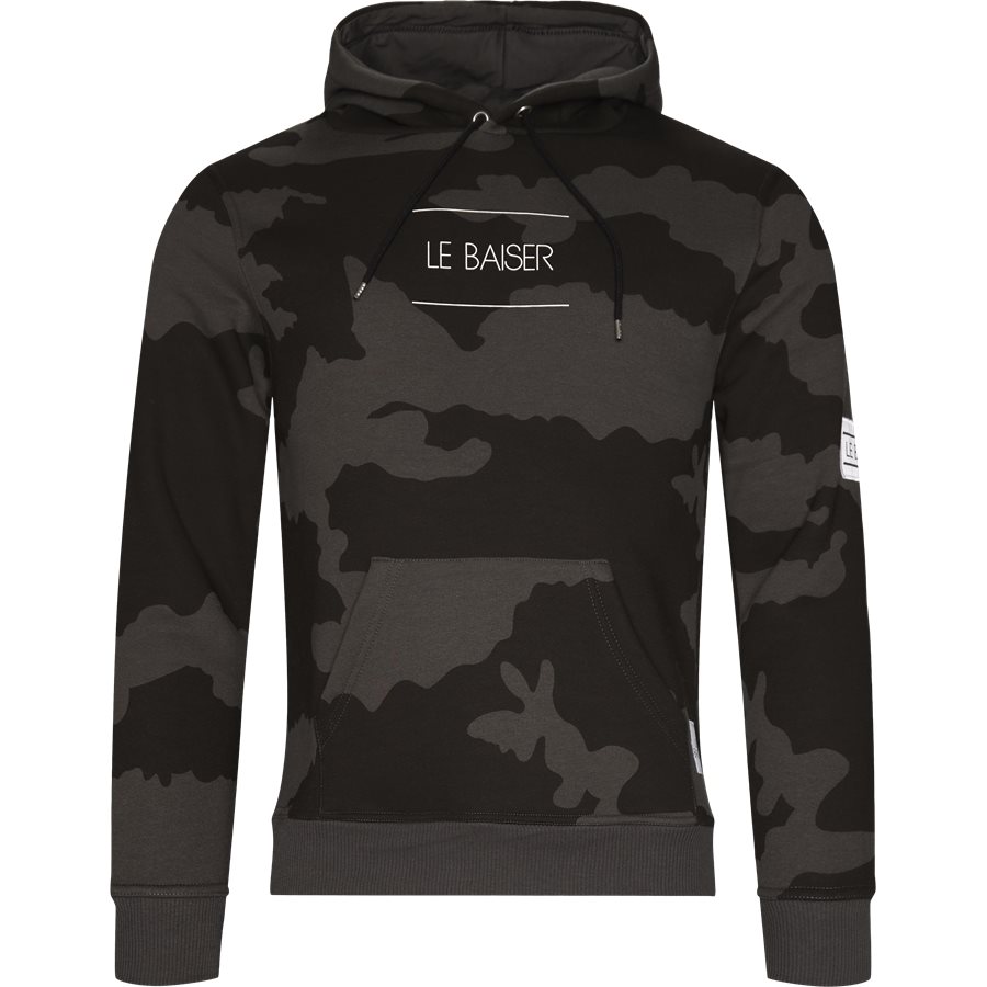 NANCY - Nancy Sweatshirt - Sweatshirts - Regular - BLK/CAMO - 1