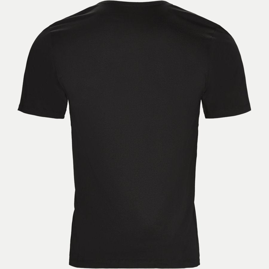 50325388 SHIRT SS RN 3P BM - 3-pak T-shirt - Undertøj - Regular - SORT - 3