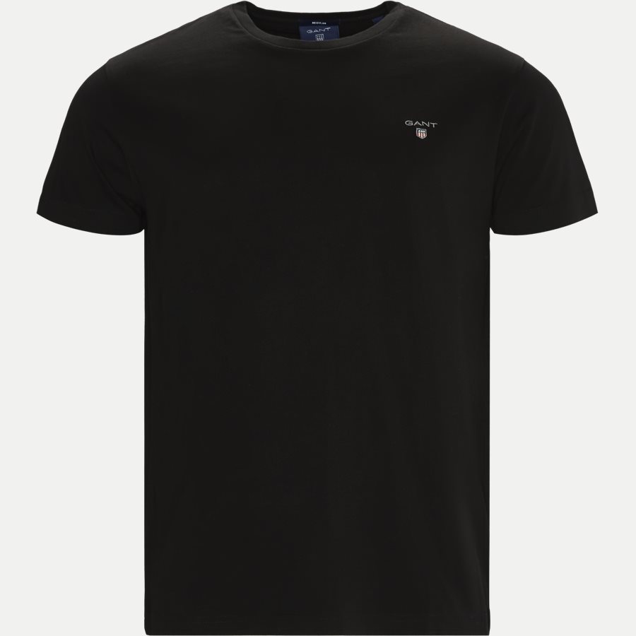 234100 T-SHIRT - Short-sleeved T-shirt - T-shirts - Regular - SORT - 1