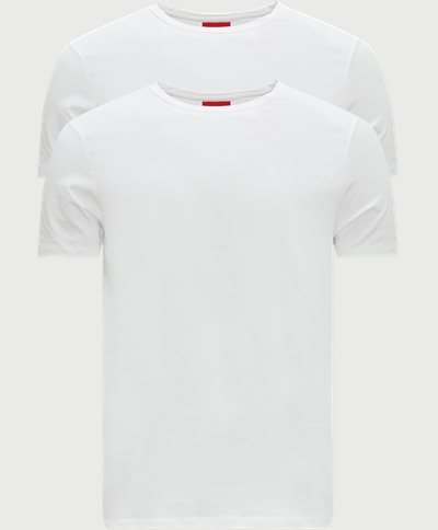 2-Pack Round T-shirt Slim fit | 2-Pack Round T-shirt | White