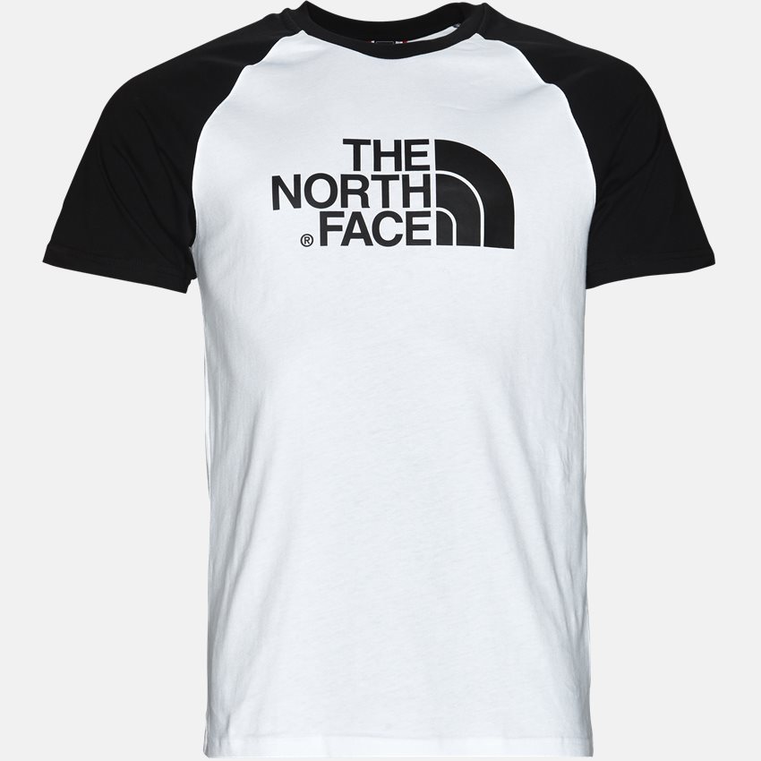 The North Face T-shirts RAGLAN EASY TEE HVID/SORT