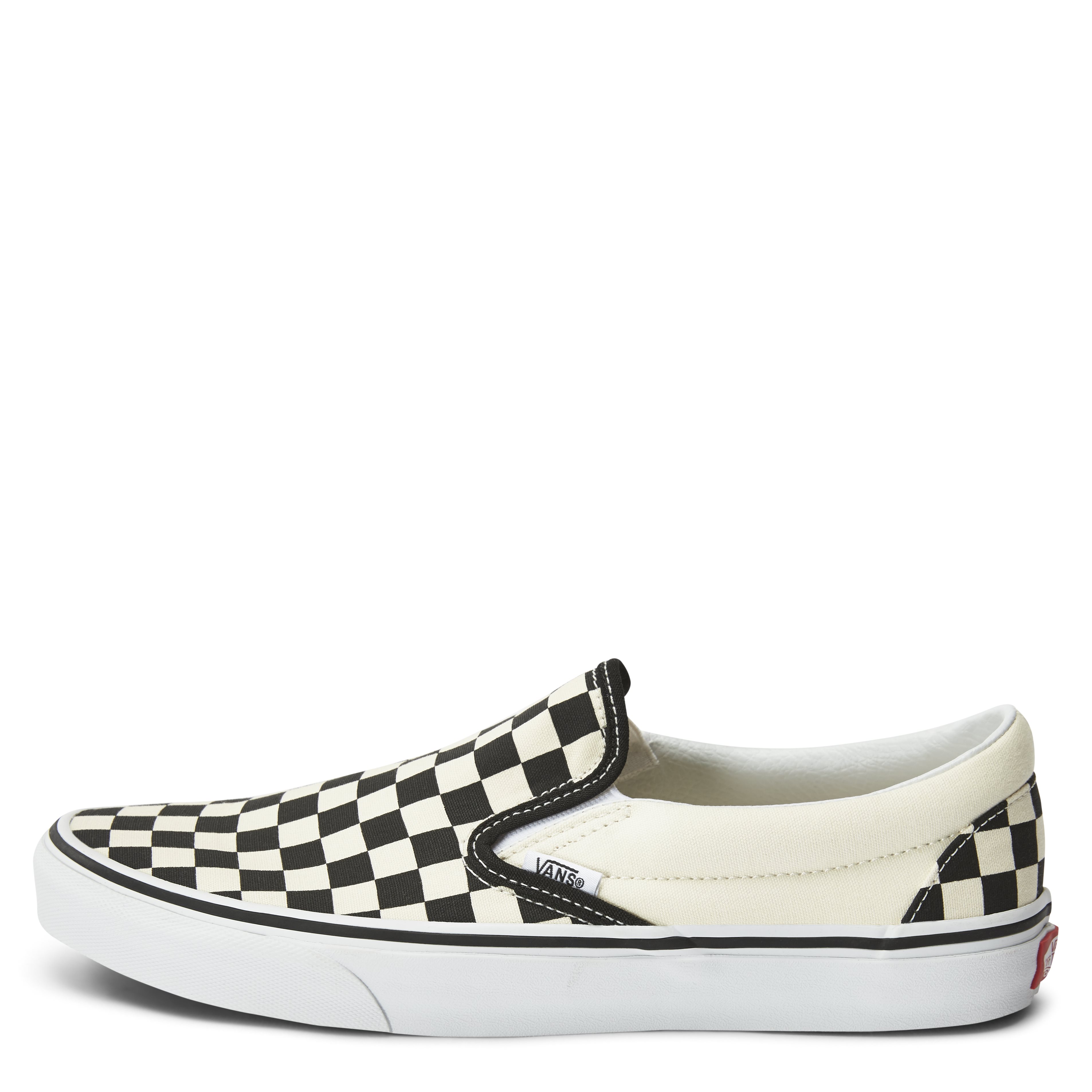 Slip On Check Shoes - Shoes - Black