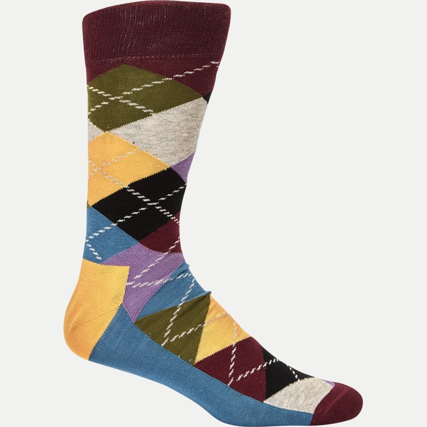 Happy Socks Socks AR01-048 ARGYLE BORDEAUX