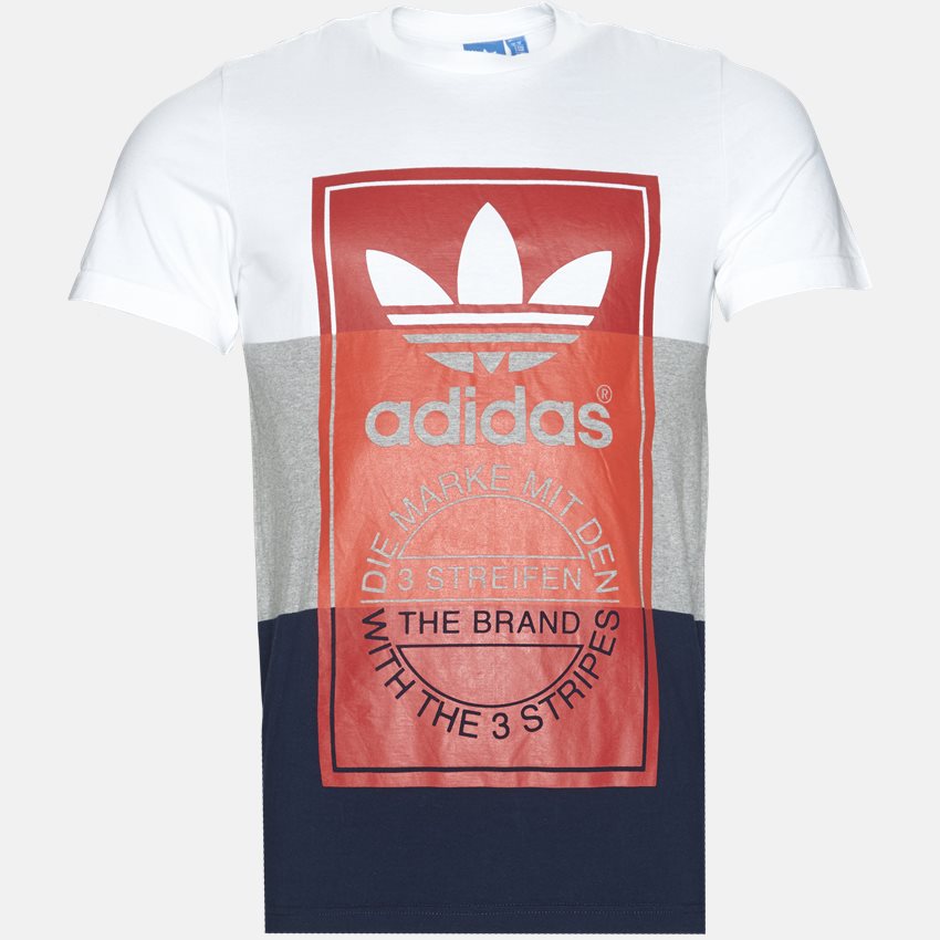 Adidas Originals T-shirts TRF TOUNGE T 1 BQ3136 HVID
