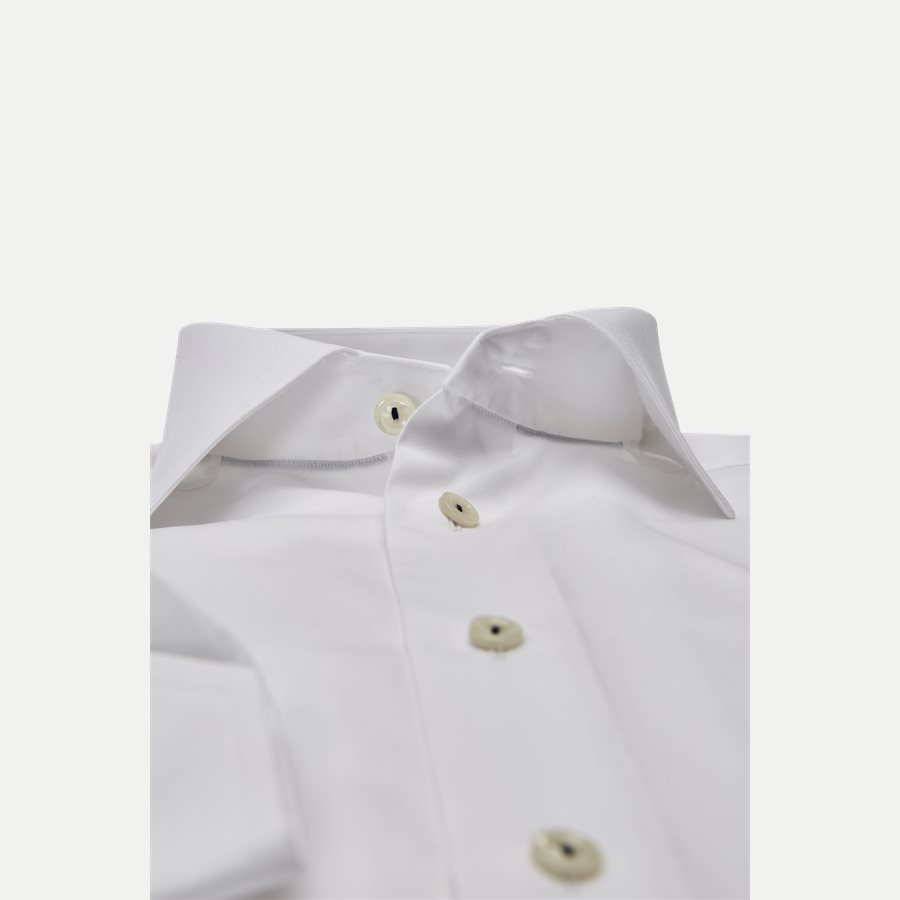 2567 - Poplin Skjorte - Skjorter - Slim - HVID - 2
