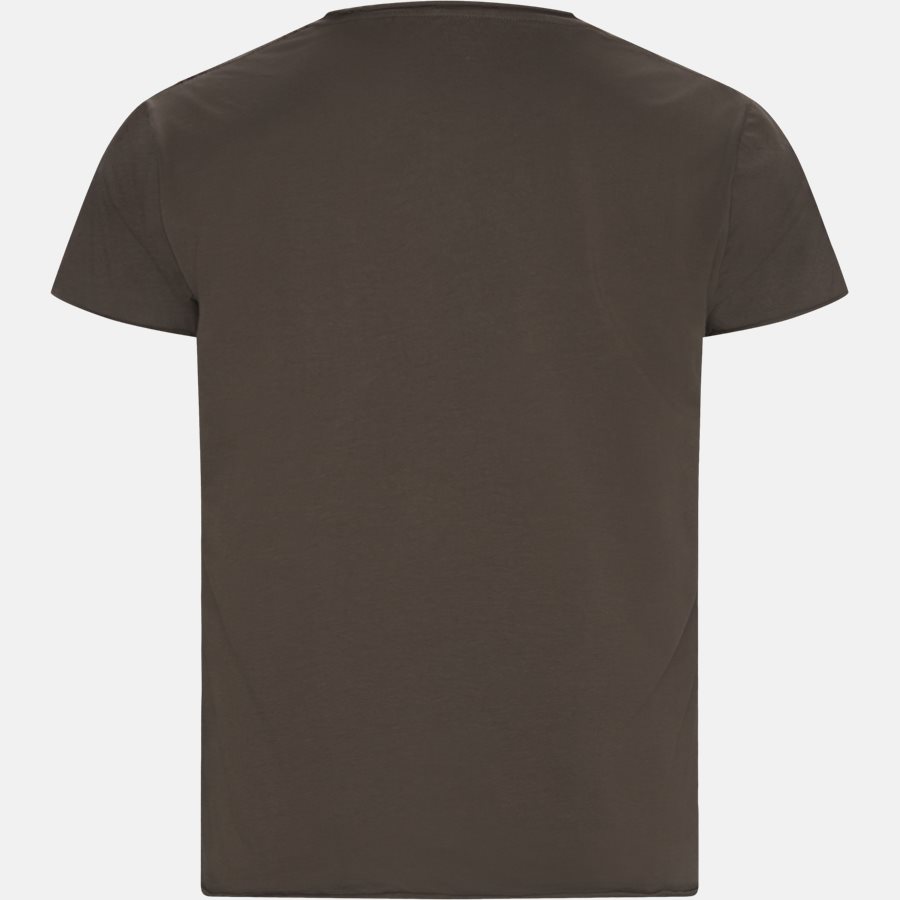 RAW EDGE - RAW EDGE t-shirt - T-shirts - Regular slim fit - BROWN - 2
