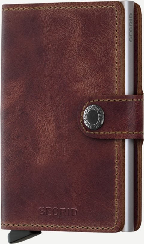 Mv Vintage Mini plånbok - Accessoarer - Brun