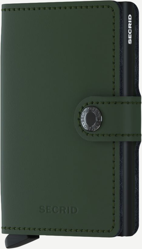 Mm Matte Mini Plånbok - Accessoarer - Grön
